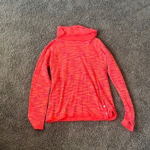 Bright pink multicolor sweatshirt